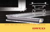NON-METALLIC EXPANSION JOINTS - Papco Industries · portion of a non-metallic expansion joint. Frames allow the fabric expansion joint and its components to be easily attached to