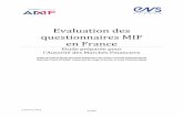 Evaluation de questionnaires MIF en France - eifr.eu · Une grille de lecture a été définie afin d’évaluer le contenu des questionnaires analysés à l’aune ...