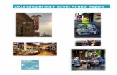 2015 Oregon Main Street Annual Report · 2015 Excellence in Downtown Revitalization Awards ... We are excited about the new $2.5 million Oregon Main Street ... application form.