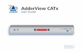 AdderView CATx - Adder Technology€¦ · The reminder banner ... Radio Frequency Energy ... AdderView.CATx..... Modem/ISDN port This port offers a connection option