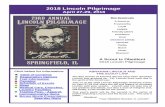 2018 Lincoln Pilgrimage - static1.squarespace.com · A Scout is Obedient 2018 Lincoln Pilgrimage. Table of Contents Registration Options Trails Camping-1-Lincoln Pilgrimage Weekend