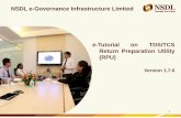 NSDL e-Governance Infrastructure Limited e-Tutorial · PDF fileConfidential. NSDL e-Gov Internal use only NSDL e-Governance Infrastructure Limited e-Tutorial on TDS/TCS Return Preparation
