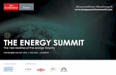 THE ENERGY SUMMIT - The Economist · THE ENERGY SUMMIT The new realities of ... President and Chief Executive Officer, Statoil Dev Sanyal, ... Mark Kenber, Chief Executive Officer,