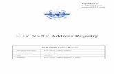 EUR NSAP Address Registry - International Civil Aviation ... and NAT Documents/EANPG Reports/EANP… · EUR NSAP Address Registry EUR NSAP Address Registry Version 1.0 page 2 28/09/11