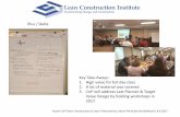 Plus / Delta - Lean Construction Institute · Introduction to Lean 18 Make a Card Game. 4/7/2017 3 Introduction to Lean ... Responsible for installing the yellow dot Introduction