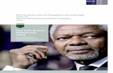 The Kofi Annan Fellowship 2014 - ESMT · The Kofi Annan Fellowship 2014 ... Axel Springer, Bayer, BCG Boston Consulting Group, BDA, BDI, BMW, Bosch, ... courage to try something new
