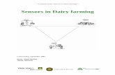 Graduate study “Sensors in Dairy farming - AgroCenter.nl Research Bio... · - “Graduate study “Sensors in Dairy farming” - Foreword/preface We would like to thank the owner