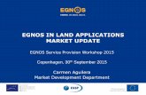 EGNOS IN LAND APPLICATIONS MARKET UPDATE · EGNOS IN LAND APPLICATIONS MARKET UPDATE ... (basic accuracy for low cost, entry level ... Galileo CS •Basic accuracy/ low cost