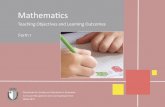 MATHEMATICS Form 1 - curriculum.gov.mt · MATHEMATICS Form 1 Teaching Objectives and Learning Outcomes Directorate for Quality and Standards in Education Curriculum Management and