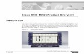 Cisco ONS 15454 Product Overview - docstore.mik.uadocstore.mik.ua/univercd/cc/td/doc/product/ong/15400/r33docs/45433... · Cisco ONS 15454 Product Overview Card Slots and Types 2