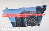 PROGRAMME SPECIFICATION SEPTEMBER Specification - BA (Hons)    PROGRAMME SPECIFICATION