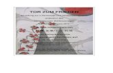 TOR ZUM FRIEDEN - chinafreunde.de · Xueyan Li, Guzheng-Solistin, Bearbeitungen von Volksliedern, chinesische traditionelle Werke, und chinesische populäre Musik. Samstag, 17. März