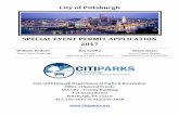 SPECIAL EVENT PERMIT APPLICATION 2017 - pgh-sea… · City of Pittsburgh SPECIAL EVENT PERMIT APPLICATION 2017 William Peduto Jim Griffin Brian Katze Mayor, City of Pittsburgh ...