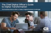 The Chief Digital Officer’s Guide to Digital Transformation · The Chief Digital Officer’s Guide to Digital Transformation ... Accenture survey found that 80% of organizations