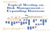 Topica Meet'ngon is {Manageme t Expandi g orizonsmeetings.ans.org/riskmanagement/docs/1992.pdf · La Grange Park, IL 60525 USA ii. CONTENTS ... A. Mosleh (University of ... (California