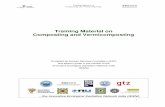 Training Material on Composting and Vermicomposting · Training Material on Composting and Vermicomposting 2 Permission is granted for the reproduction of this training material,