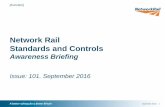 Standards and Controls Awareness Briefing · Standards and Controls Awareness Briefing Issue: ... management. It supports Network Rail to implement security controls that mitigate