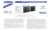 Puissance frigorifique nominale 39 - 245 kW - carrier.fr · 30RA 040-240 “B” Puissance frigorifique nominale 39 - 245 kW Refroidisseurs de liquide à condensation par air avec