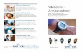 Vibrations-Uhren für alle Fälle Erinnerung an Medikamente ... Vibrauhren A5 … · Vibrations - Armbanduhren lautlos wecken - lautlos erinnern bis zu 12 programmierbaren Vibra-Alarme