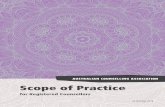 Australian Counselling Association Scope of Practice Scope of Practice for... · Australian Counselling Association Scope of Practice ... Scope of practice—Counsellor Level 3 28