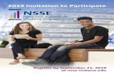 2019 Invitation to Participate - NSSE Homensse.indiana.edu/pdf/itp/NSSE_ItP.pdf · recruitment messages sent by USPS containing login information. ... 1,000 to 3,999 900 $3,600 ...