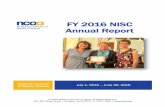 FY 2016 NISC Annual Report - NCOA · FY 2016 NISC Annual Report . ... chaired this project National Senior Center Month ... Find Balance at Your Center, found poster photos,