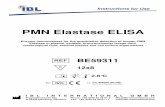 PMN Elastase ELISA - novamedline.comnovamedline.com/downloads/instructions/en/BE59311.pdf · PMN Elastase ELISA Enzyme immunoassay ... 40-53 28 91-0 IBL@IBL-International.com D-22335