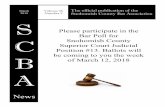 Please participate in the Bar Poll for C · News S C B A March 2018 The official publication of the Snohomish County Bar Association Volume 46 Number 3 Please participate in the Bar