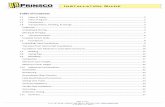 Table of Contents - Prinsco · Installation Guide Table of Contents ... Parallel Pipe Installation ... Installation Guide Moving & Stringing HDPE and HP are relatively ...