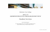 ADMINISTRATIVE PROGRAM REVIEW TEMPLATE€¦ · ADMINISTRATIVE PROGRAM REVIEW . Student Services . ... Student Services Council/Individual office ... A.2.3 Offer online student services