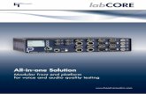 HEAD acoustics Flyer labCORE Front End€¦ · for voice and audio quality testing. ... High-precision and low noise analog inputs and outputs, ... HEAD acoustics Flyer labCORE Front
