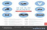 HUSH PANEL - Versare .HUSH PANEL Configurable Cubicle ... Hush Panels are built to last. ... sound-dampening