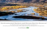 An Exploration of Opportunities to Restore Freshwater ... · Freshwater Connectivity Through Existing Mitigation Programs. ... to Restore Freshwater Connectivity Through Existing