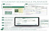 STUDENT SCHEDULE PLANNER - University of South … · STUDENT SCHEDULE PLANNER NOW YOU CAN REGISTER FOR YOUR SELECTED COURSES TO finalize your registration process, select "Register"