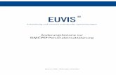 EUVIS · Seite | 1 EUVIS-PEP Personaleinsatzplanung – Änderungshistorie. Impressum . EUVIS GmbH. Alle Rechte vorbehalten. Alle Angaben zur Änderungshistorie ...