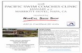2018 PACIFIC SWIM COACHES CLINIC - swimshop.comswimshop.com/forms/Clinic/PSCC 2018.pdf · 2018 PACIFIC SWIM COACHES CLINIC JANUARY 4-7 ... //aws.passkey.com/gt ... If you register