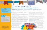 PZAXE˜SHUTTERSTOCK Trade secrets Trade secrets - bio or non-bio washing... · 8 | The Mole | May 2013 Jonathan Hare looks at the science of getting your clothes clean Bio or non-bio