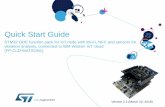 Quick Start Guide - Home - STMicroelectronics · Quick Start Guide Contents 2 FP-CLD-WATSON1: ... can be operated from an I2C interface or by a 13.56 MHz RFID reader or a NFC phone
