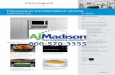 Microwave Combination Ovens - AJ Madison · Microwave Combination Ovens ... Extra-large microwave provides 2.0 cu. ft. of cooking space. ... For planning purposes only.