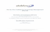 The Da Vinci Institute for Technology Management (Pty) … · BCom (Business Management) Qualification Framework The Da Vinci Institute for Technology Management (Pty) Ltd Registered