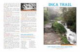 INCA TRAIL - andyroscoe.comandyroscoe.com/peru/guides/IncaTrail-print.pdf · R Aobamba and on to Inca Trail. ... Tricia Roscoe, David Roscoe, Maria Tadlock, Richard Tadlock. ... Commands