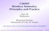 CS698T Wireless Networks: Principles and Practice · JanApr 2007 CS698T: “Wireless Networks: Principles & Practice”, Bhaskaran Raman, Dept. of CSE, IIT Kanpur Topic 06 The Need