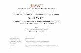 An ontology methodology and CISP - aber.ac.uk · Executive Summary This report has two main goals: To introduce a new formalism for the description of scientific papers CISP (the