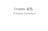 Chapter 4/5 - Anne Gloag's Math Page …annegloag.weebly.com/uploads/2/2/9/9/22998796/chapter4and5.pdf · Discrete Probability Distributions Discrete probability distribution •