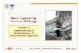 Rock Engineering Practice & Design - ISRMisrm.net/fotos/gca/1301309333eberhardt_-_l2-observationalapproach.pdf · Rock Engineering Practice & Design Lecture 2: ... geotechnical design
