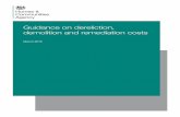 Guidance on dereliction, demolition and remediation costs · 2 Guidance on dereliction, demolition and remediation costs 2. The purpose of the guide Brownfield land (often interchangeably