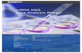 mRNA NGS Data Analysis Report - Exiqon XploreRNA · mRNA NGS Data Analysis Report Project: Differential expression analysis of hoxa1 Customer: Test Company/Institute: Test Date: Monday,