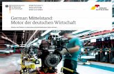 German Mittelstand: Motor der deutschen Wirtschaft - MIDAS · Einleitung 3 Volkswirtschaft Export Beschäftigung F&E Finanzierung Mittelstands-politik Quellen „ German Mittelstand“