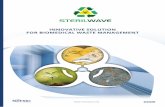 INNOVATIVE SOLUTION FOR BIOMEDICAL WASTE … · From infectious waste to municipal waste No segregation ... STERILWAVE® KEY BENEFITS ... • Hospital and laboratory waste, • Solid