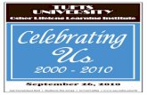 September 26, 2010 - ase.tufts.eduase.tufts.edu/lli/documents/celebratingUs.pdf · September 26, 2010 . Program ... • Community Ambassador Programs initiated at Malden Elder Services,